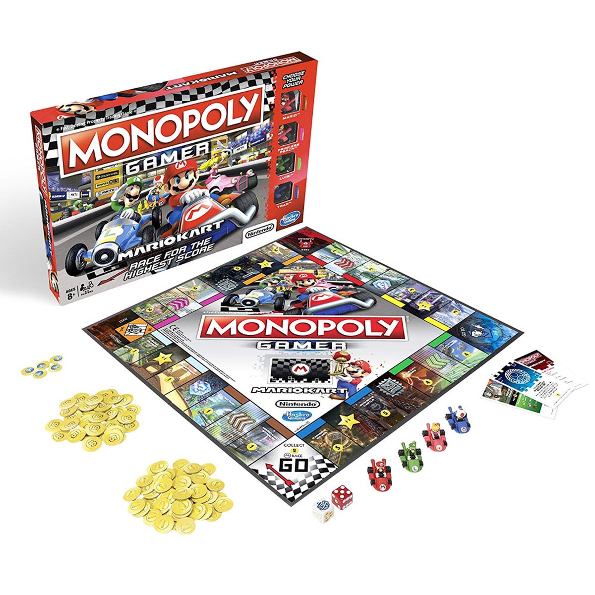 MONOPOLY MARIO KART BOARD GAME