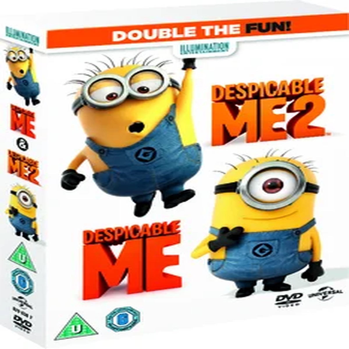 DESPICABLE ME 1 & 2 (DVD)