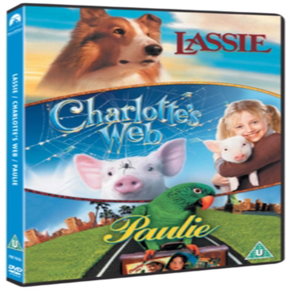 LASSIE / CHARLOTTE'S WEB / PAULIE (3DVD)