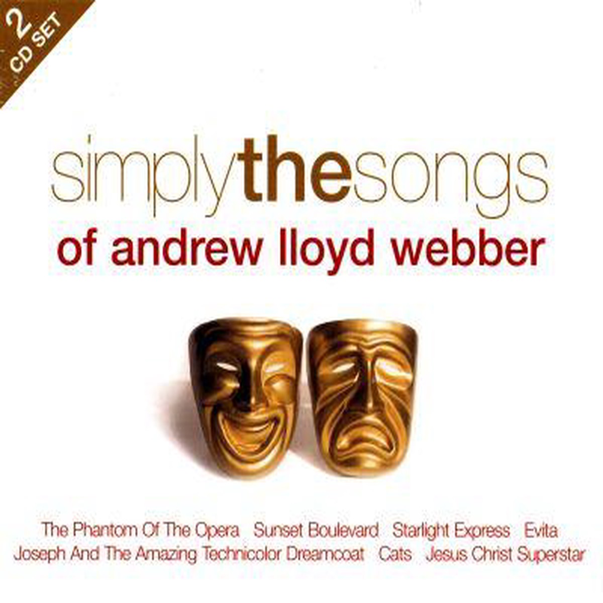 ANDREW LLOYD WEBBER - SIMPLY THE SONGS OF ANDREW LLOYD WEBBER (2CD)