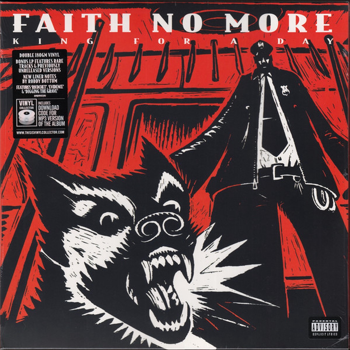 FAITH NO MORE - KING FOR A DAY FOOL FOR A LIFETIME (2LP VINYL)