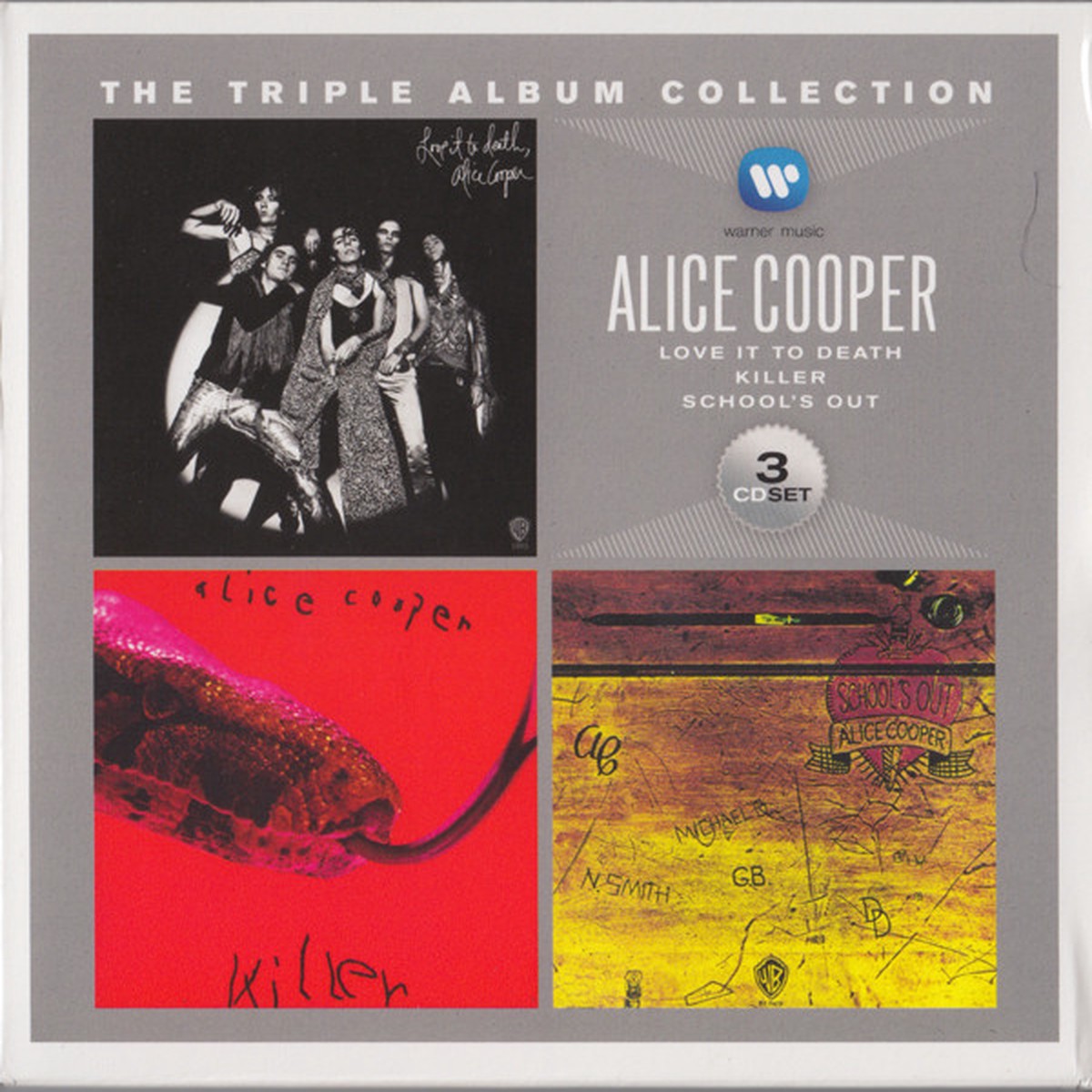 ALICE COOPER - THE TRIPLE ALBUM COLLECTION (3CD)