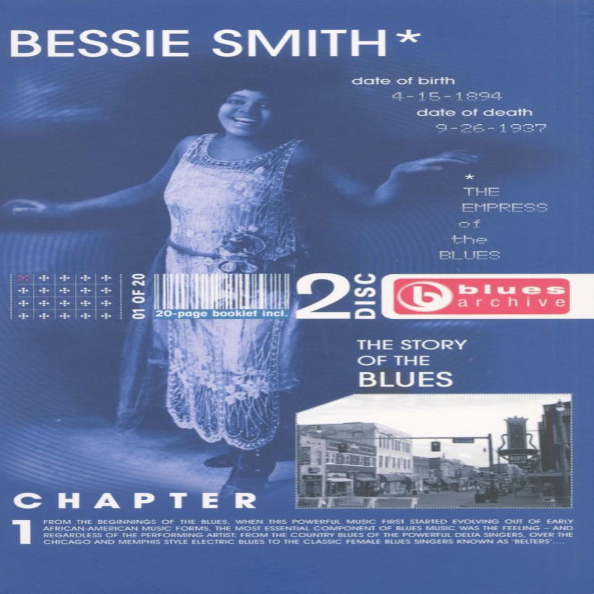 BESSIE SMITH - BLUES ARCHIVE (2CD + 20 PAGE BOOKLET)